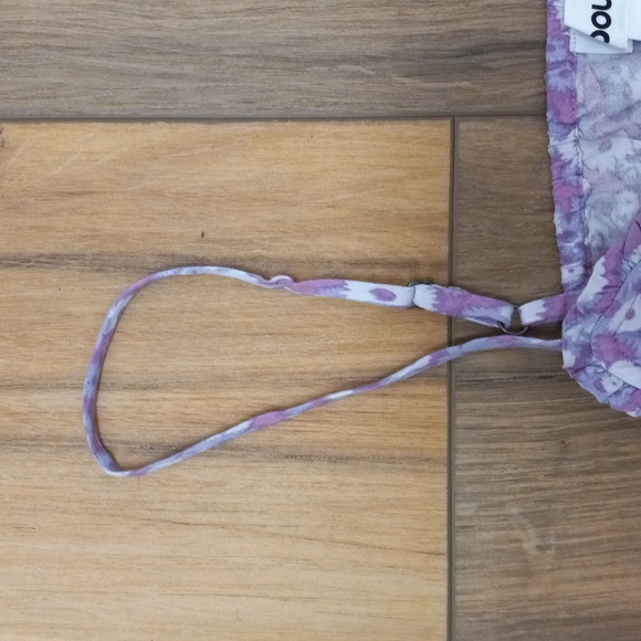 NORDSTOM Abound lavendar Purple Floral Swing Cami Like New Size Large - Picture 4 of 6